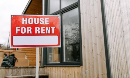 house for rent sign