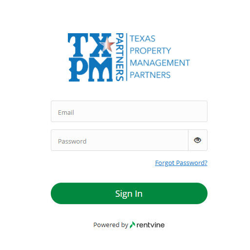 Owner portal login